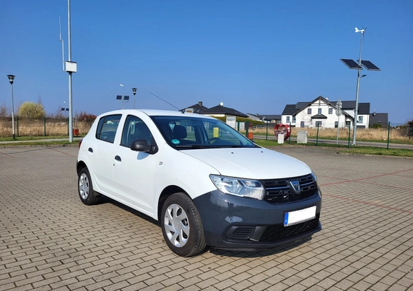 Dacia Sandero cena 19900 przebieg: 44000, rok produkcji 2018 z Myślibórz małe 137